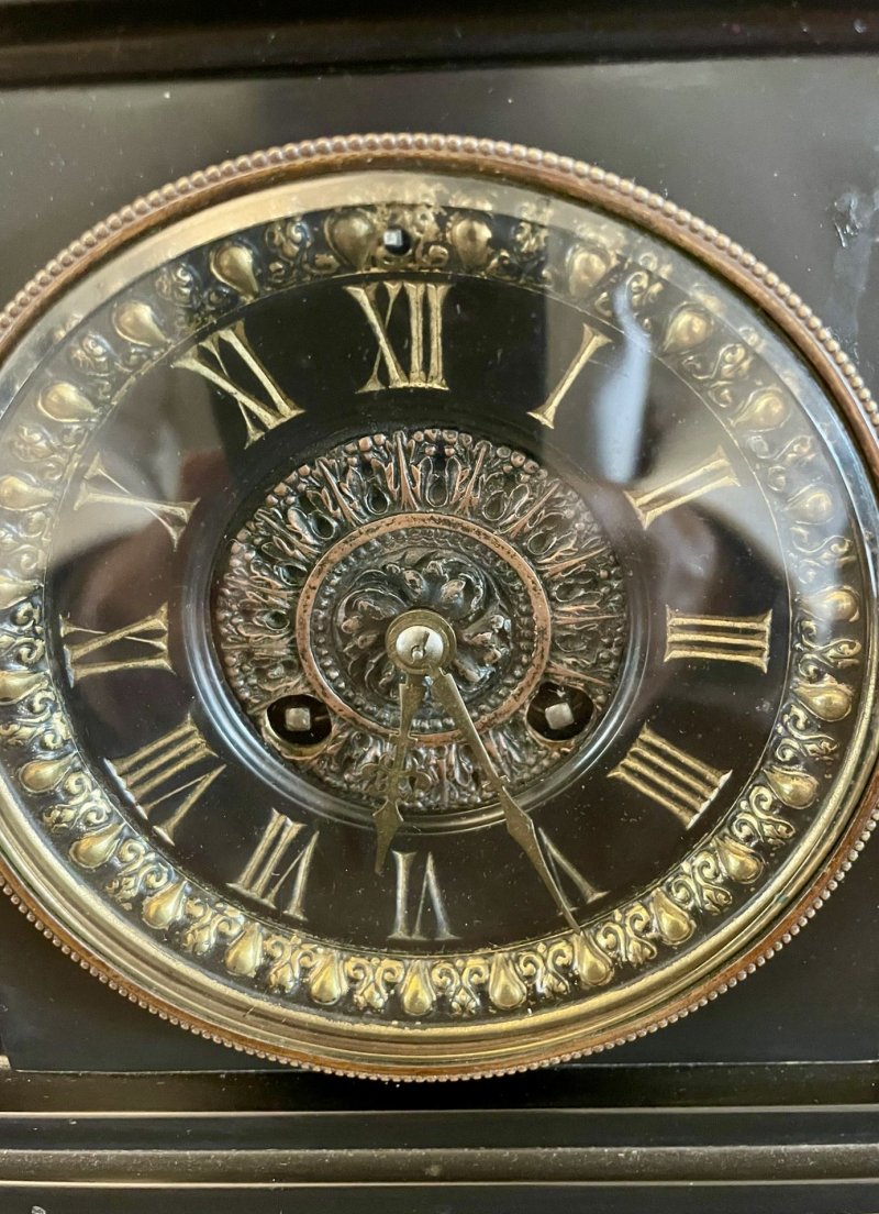 Superb Quality Antique Victorian Marble Mantle Clock - Image 7